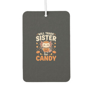 Axolotl Halloween Candy Trade Vector Design_1 Air Freshener
