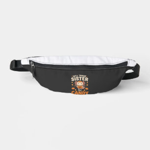 Axolotl Halloween Candy Trade Vector Design_1 Fanny Pack