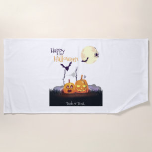 Axolotl Halloween Costume  Happy Halloween Beach Towel