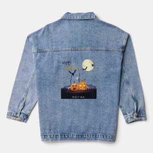 Axolotl Halloween Costume  Happy Halloween Denim Jacket