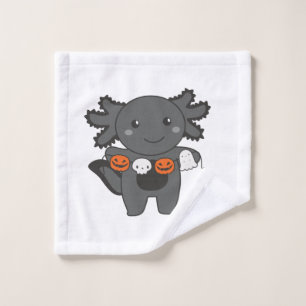 Axolotl Happy Halloween Citrouille Chat costume