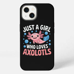 Axolotl Kawaii Just A Girl Who Loves Axolotls iPhone 13 Case