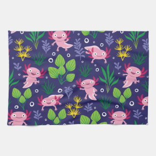Axolotl Kitchen Towel