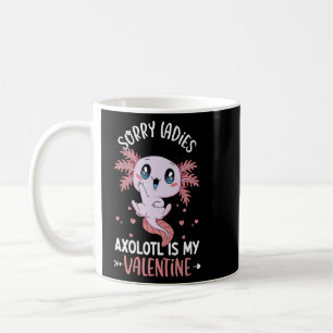 Axolotl Ladies  Valentine's Day Cute Axolotl Boy  Coffee Mug