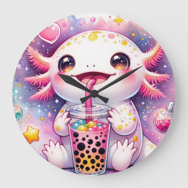 Axolotl Large Clock (Front)