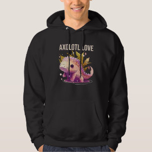 Axolotl Love Amphibian Mexican Walking Fish Axolot Hoodie