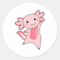 Axolotl Lovers Cute Animals For Kids Pink