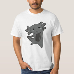 Axolotl Lovers Cute Animals For Kids Pink T-Shirt