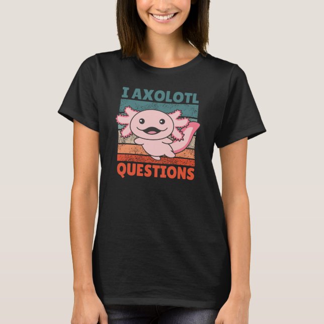 Axolotl Lovers Sweet Animals Kids GFP Axolotl T-Shirt (Front)