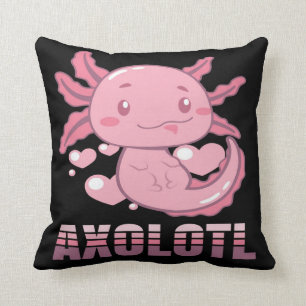 Axolotl Lurch Terrarium   Cute Pet Lover Throw Pillow