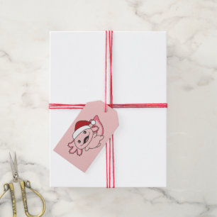 Axolotl Merry Christmas Winter Axolotl Gift Tags