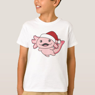 Axolotl Merry Christmas Winter Axolotl T-Shirt