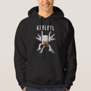 Axolotl Mexican Walking Fish Cute Amphibian Smilin Hoodie