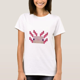 Axolotl Minimal Pixel T-Shirt