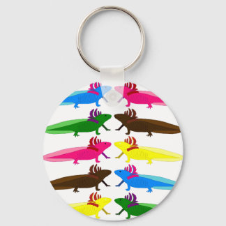 Axolotl Muster Keychain