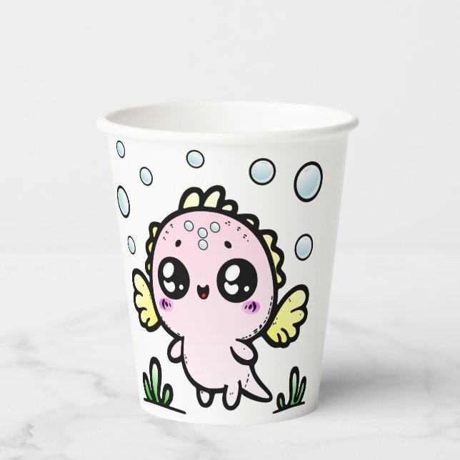 Axolotl Paper Cups (Front)