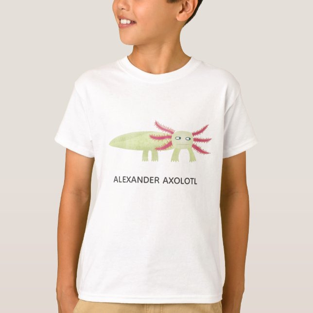 Axolotl Personalized T-Shirt (Front)
