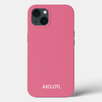 Axolotl pink color name Case-Mate iPhone case