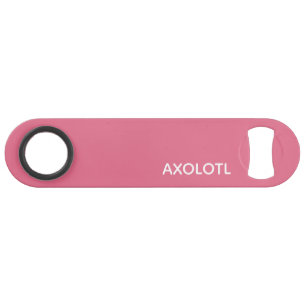 Axolotl pink colour name bar key