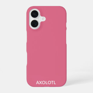 Axolotl pink colour name iPhone 16 case