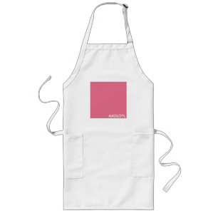 Axolotl pink colour name long apron