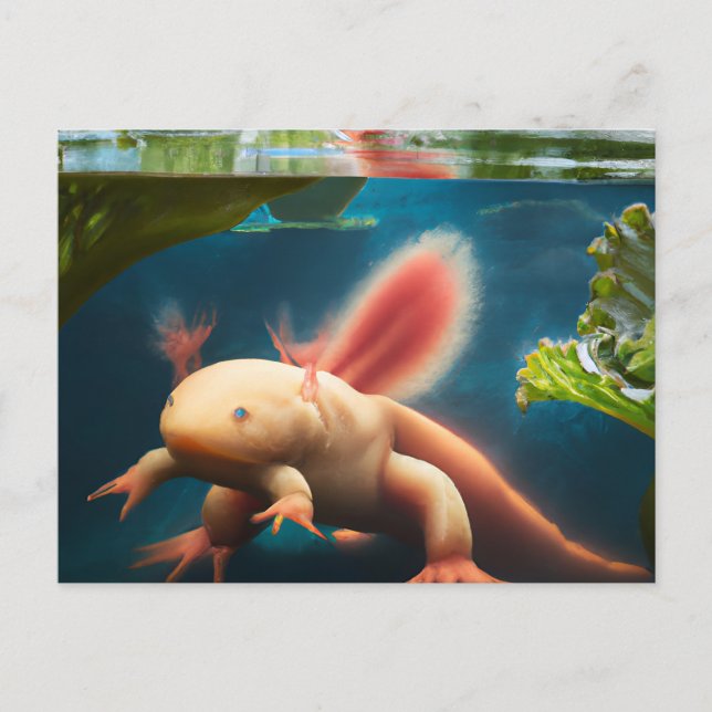 Axolotl Postcard (Front)