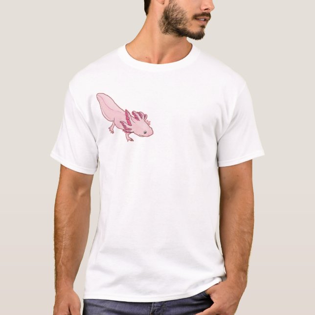 Axolotl Salamander tee shirt (Front)
