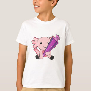 Axolotl School Enrolment Kita 2021 Schoolchild T-Shirt