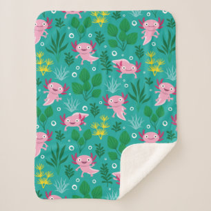 Axolotl Sherpa Blanket