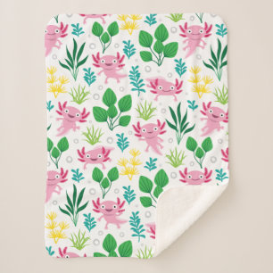 Axolotl Sherpa Blanket