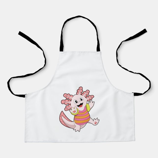 Axolotl Swimming Apron (Front)