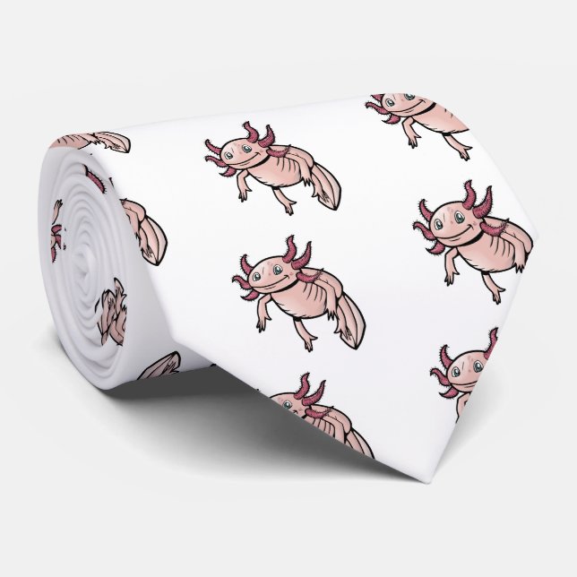 Axolotl Tie (Rolled)