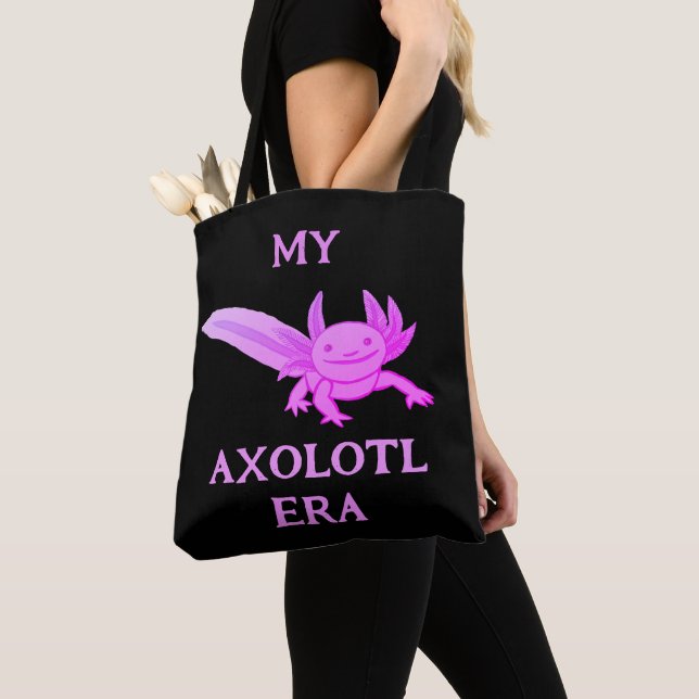Axolotl Tote Bag (Close Up)