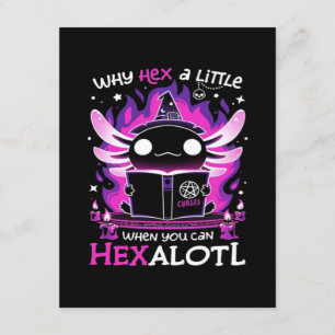 Axolotl Witching Hour - Salamandre  Enclosure Card