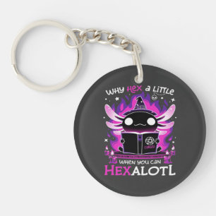 Axolotl Witching Hour - Salamandre  Keychain
