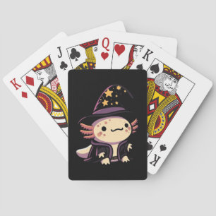 Axolotl Wizard - Fantasy Pet Playing Cards