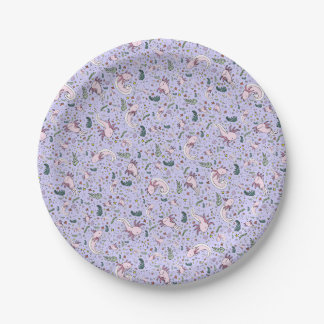 Axolotls in Purple Paper Plate