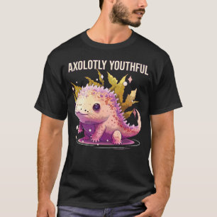 Axolotly Youthful Axolotl Amphibian Mexican Walkin T-Shirt