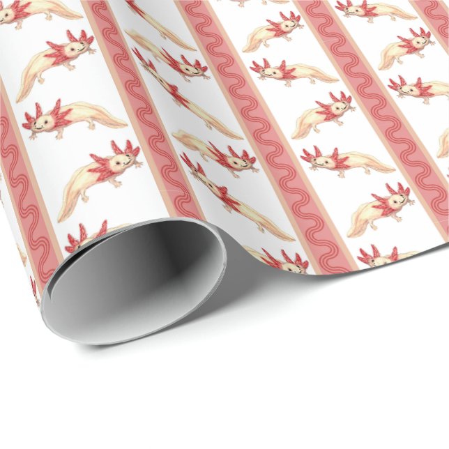 Axotl Stripe  Wrapping Paper (Roll Corner)