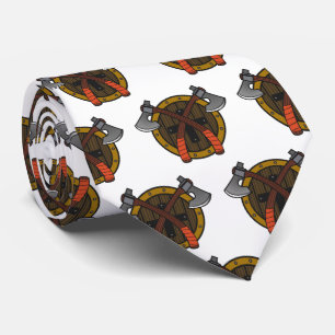 Axt Schild axe shield Tie
