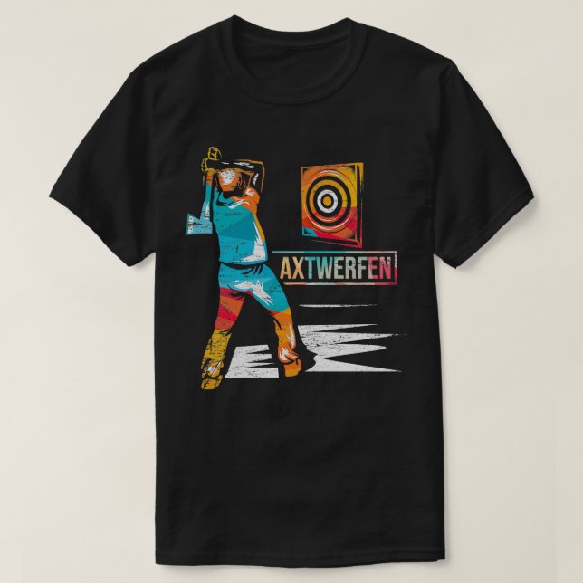 Axtwerfen 10 T-Shirt (Design Front)