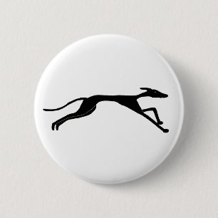 AY- Greyhound Racing Design 2 Inch Round Button