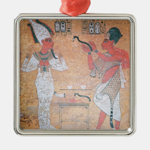 Ay performing the opening of the mouth ceremony metal ornament