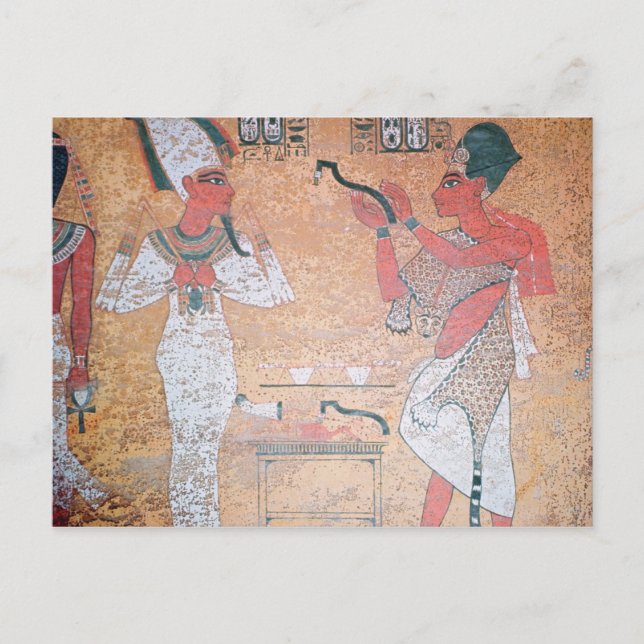 Ay performing the opening of the mouth ceremony postcard (Front)