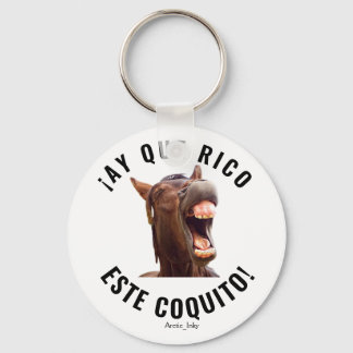 ¡Ay Que Rico Este Coquito! Keychain