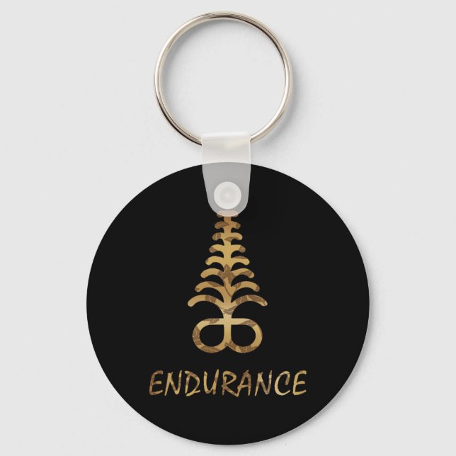 Aya Endurance Adinkra Symbol Ghana West African Et Keychain (Front)
