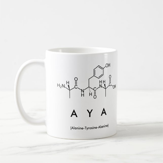 Aya peptide nom mug (Gauche)