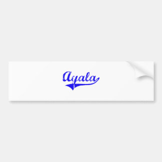 Ayala Surname Classic Style Bumper Sticker