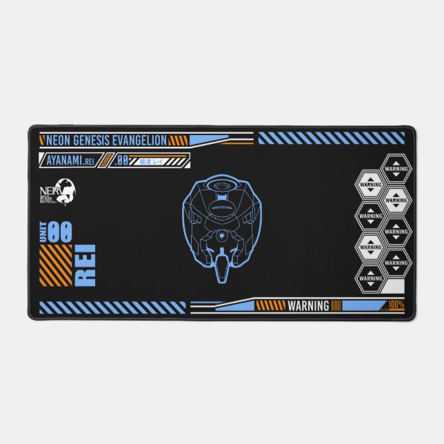 Ayanami Rei Evangelion Desk Mat (Front)