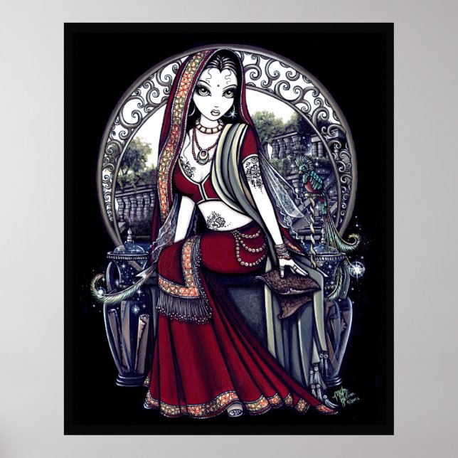 Ayanna Eastern Belly Dancer Fairy Poster (Front)